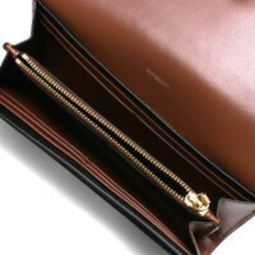 Burberry Brown Halton Wallet Monogram Long Bridle